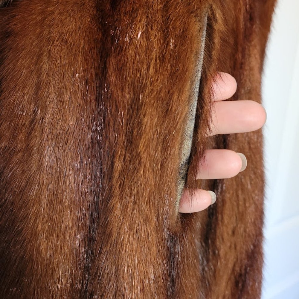 SOLD: Vintage Handmade Fur Vest Costume Renaissance Outlander Cottagecore Hunt - Picture 13 of 15